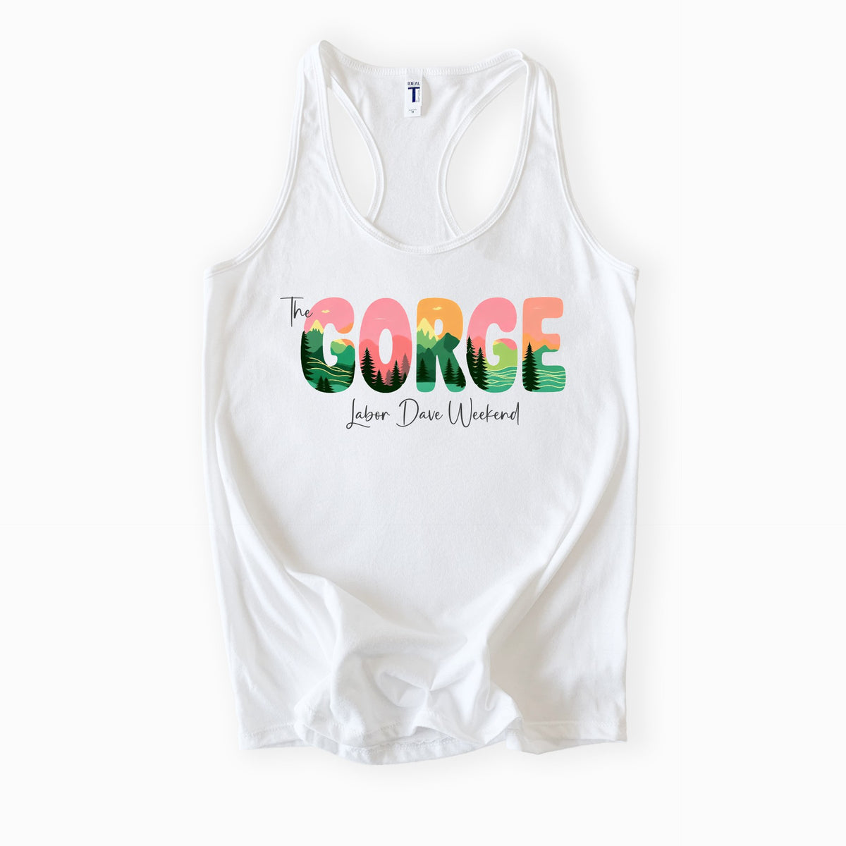Labor Dave Weekend 2026 GORGE • Women's Racerback Tank