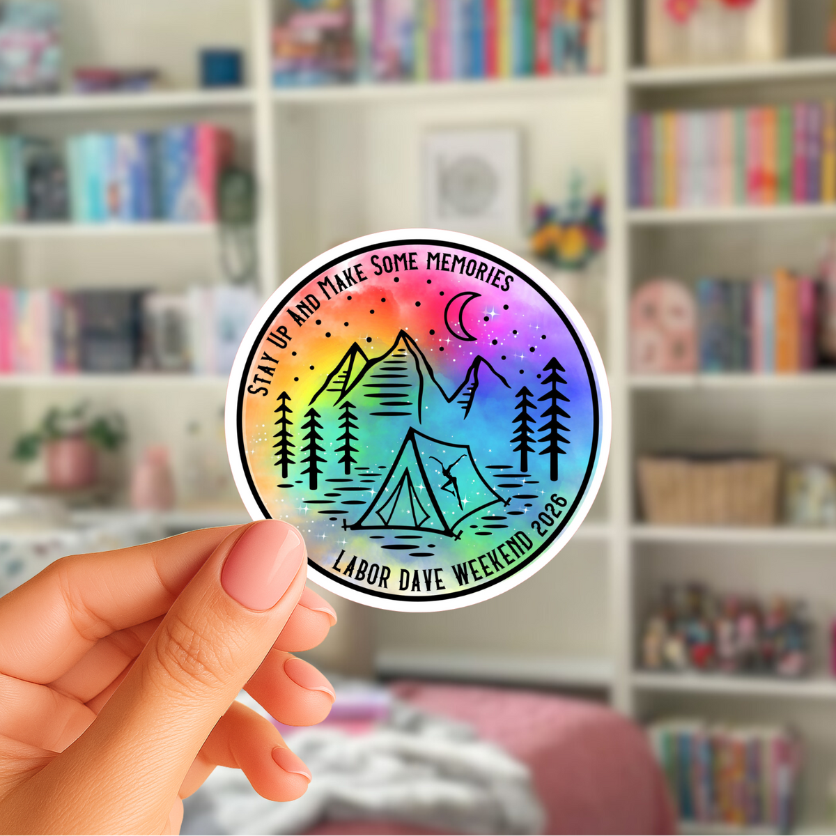 Labor Dave Weekend GORGE Sticker • Watercolor