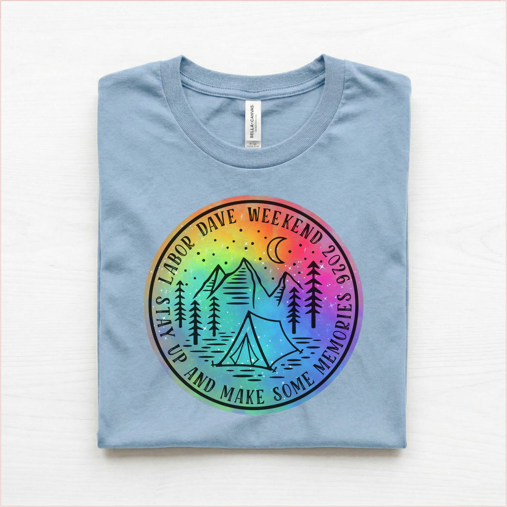Watercolor Labor Dave Weekend 2026 GORGE Unisex T-Shirt
