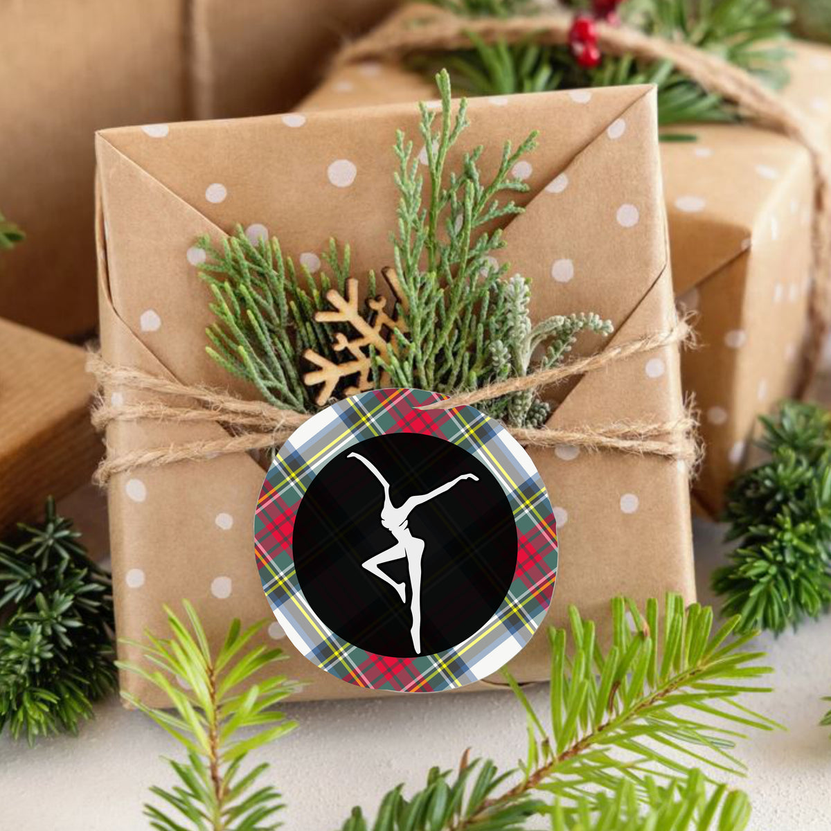 Plaid FD Ornament