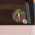 Firedancer Tie Dye Blooming Decal