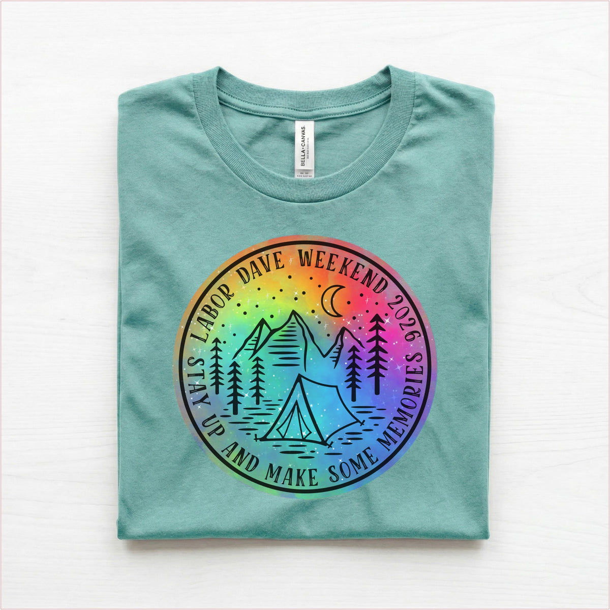 Watercolor Labor Dave Weekend 2026 GORGE Unisex T-Shirt