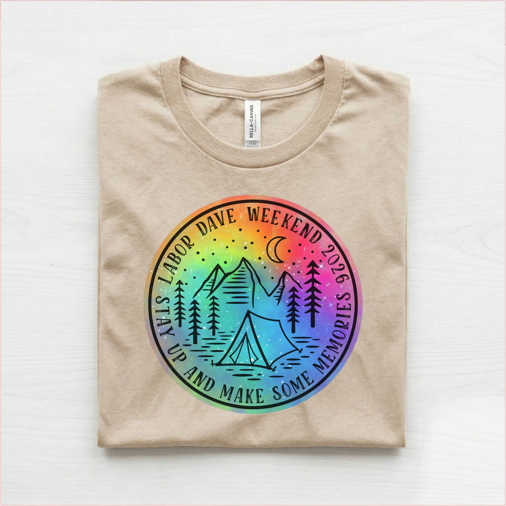 Watercolor Labor Dave Weekend 2026 GORGE Unisex T-Shirt
