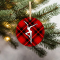 Red Plaid FD Ornament