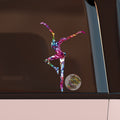 Colorful Swirl Firedancer Decal