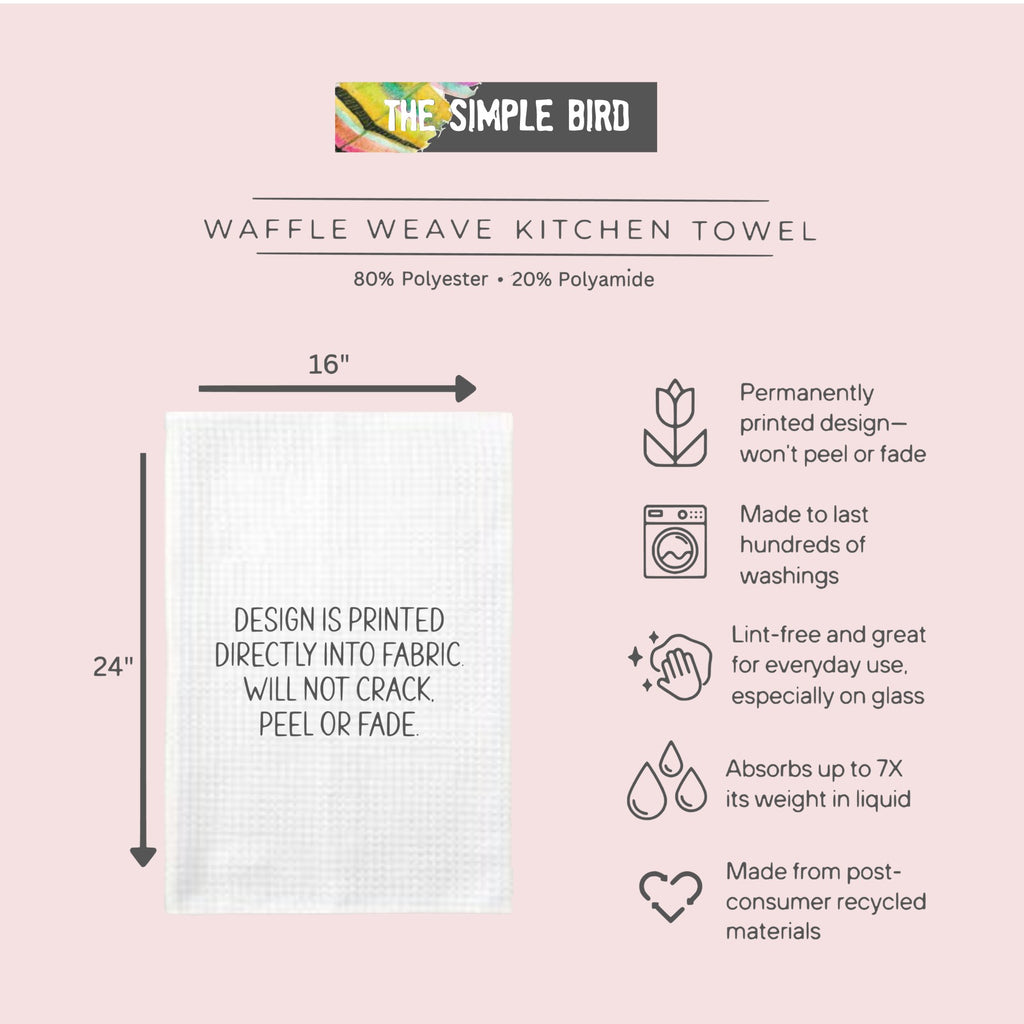 Waffle Weave Kitchen Towel